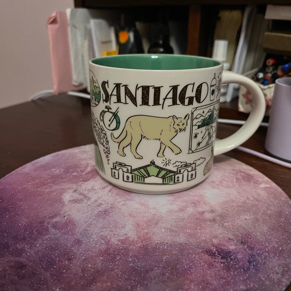 Starbucks mug capital of Chile Santiago